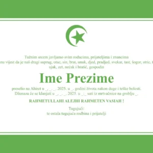 Muška osmrtnica D130 Muslimanska